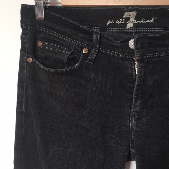 🇺🇸7 for all mankind Charlize charcoal jeans - Picture 3 of 6